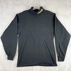 VINTAGE Green Bay Packers Shirt Mens M Mock Neck Embroidered NFL Artex 80s 90s